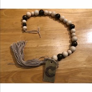 Farmhouse Decor Beads with initial to personalize!